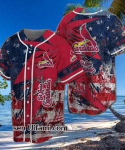 St Louis Cardinals Jersey Cheap Colorful USA Flag STL Cardinals shirt