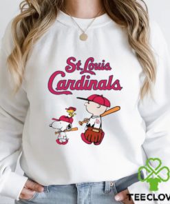 St Louis Cardinals Let's Play Baseball Together Snoopy MLB Shirt