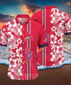 St Louis Cardinals MLB Flower Full Print Unisex Hawaiian Shirt