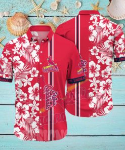 St Louis Cardinals MLB Flower Full Print Unisex Hawaiian Shirt