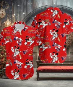 St Louis Cardinals Mickey Mouse Red Summer Hawaiian Shirts