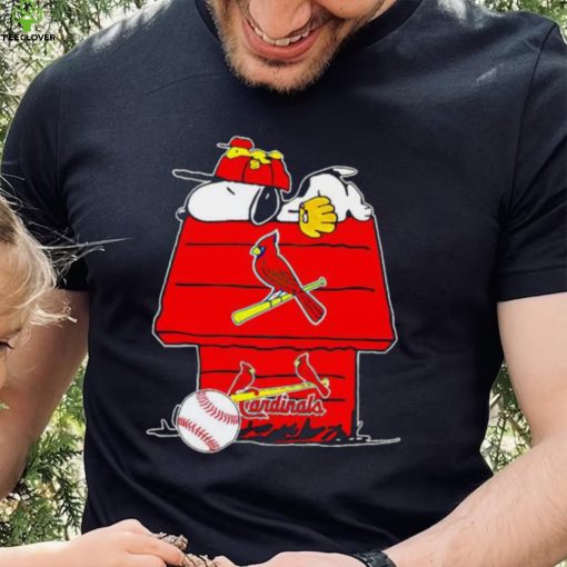 St Louis Cardinals Snoopy And Woodstock The Peanuts Baseball shirt