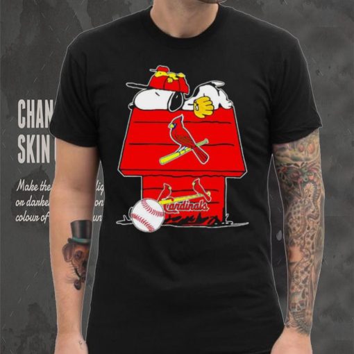 St Louis Cardinals Snoopy And Woodstock The Peanuts Baseball shirt