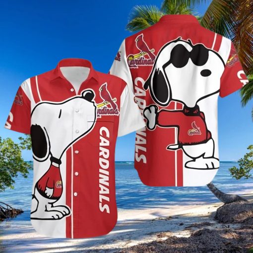 St Louis Cardinals Snoopy On Doghouse Cooke Street Hawaiian Shirts