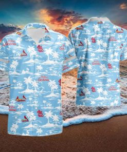 St Louis Cardinals Vintage Mlb Short Sleeve Aloha Hawaiian Shirt