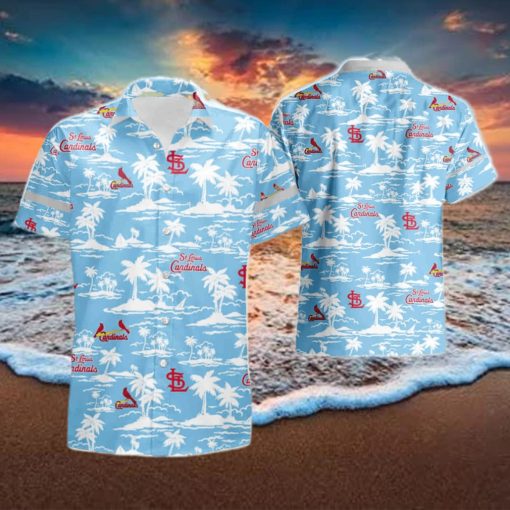 St Louis Cardinals Vintage Mlb Short Sleeve Aloha Hawaiian Shirt