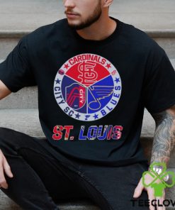 St Louis City SC St Louis Cardinals St Louis Blues logo hoodie, sweater, longsleeve, shirt v-neck, t-shirt