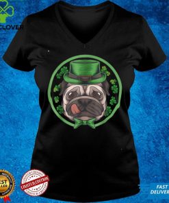 St Patrick's Day Bulldog Shamrock Costume For Pet Dog Lover T Shirt