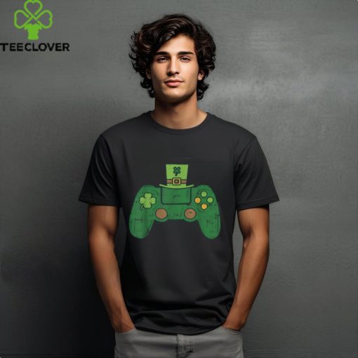 St Patricks Day Gamer Irish Game Controller Gaming Boy Shirt