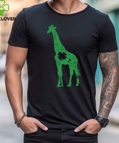 St Patricks Day Giraffe Shamrock Saint Paddys Irish Shirt