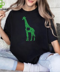 St Patricks Day Giraffe Shamrock Saint Paddys Irish Shirt