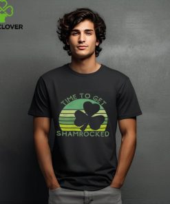 St Patricks Day Hoodie Time To Get Shamrocked Vintage Shirt