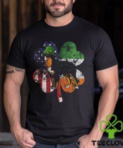 St Patricks Day Irish American Flag Bernese Mountain Dog T Shirt