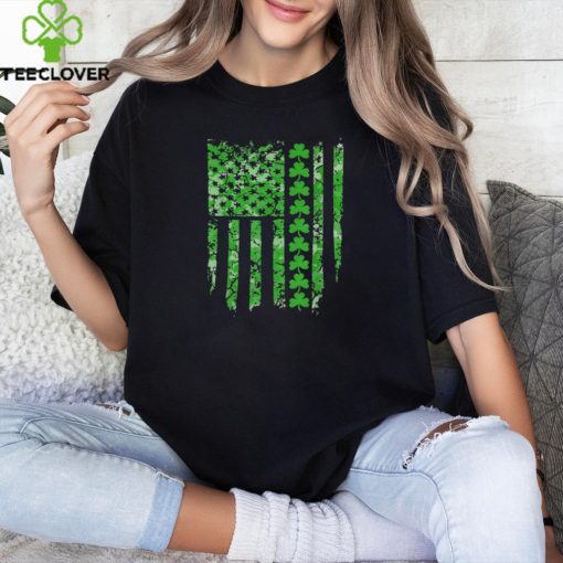 St Patricks Day Irish Camouflaged Flag 3 Leaf Clover Shirt