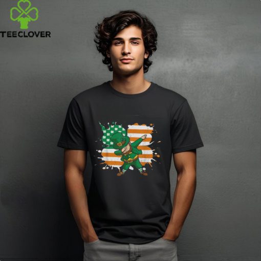 St Patricks Day Irish Clover Funny Dabbing Leprechaun Shirt