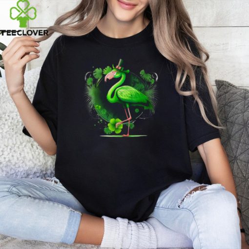 St Patricks Day Irish Flamingo Saint Patty Paddy Women Shirt