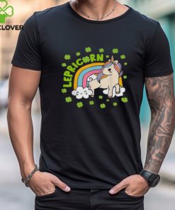 St Patricks Day Lepricorn Funny Unicorn St Patricks Day Kids Shirt