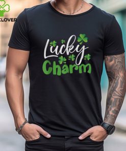 St Patricks Day Lucky Charm Shamrock Irish Men Women Kids Shirt