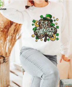 St Patrick’s Day Lucky Horseshoe Leopard Green Shamrock Shirt