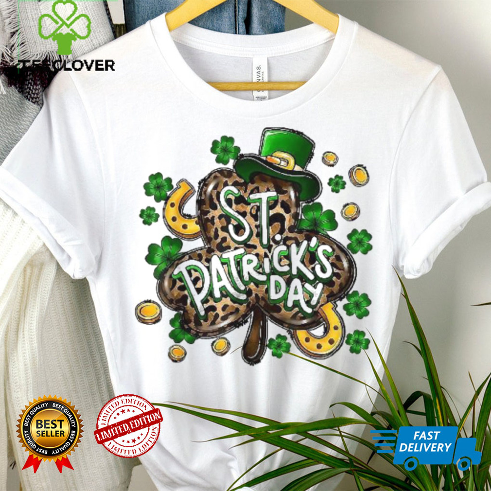 St Patrick’s Day Lucky Horseshoe Leopard Green Shamrock Shirt St Patrick’s Day Lucky Horseshoe Leopard Green Shamrock Shirt