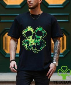 St Patricks Day Shamrock Clover Skull Cool Irish Shirt