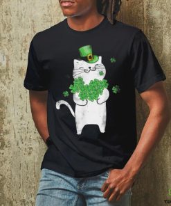 St Patrick’s Day T Shirt Cat Leprechaun Shamrock hoodie, sweater, longsleeve, shirt v-neck, t-shirt