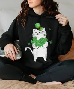 St Patrick’s Day T Shirt Cat Leprechaun Shamrock hoodie, sweater, longsleeve, shirt v-neck, t-shirt