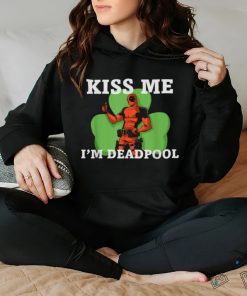 St Patrick’s Day T Shirt Kiss Me I’m Deadpool Shamrock hoodie, sweater, longsleeve, shirt v-neck, t-shirt