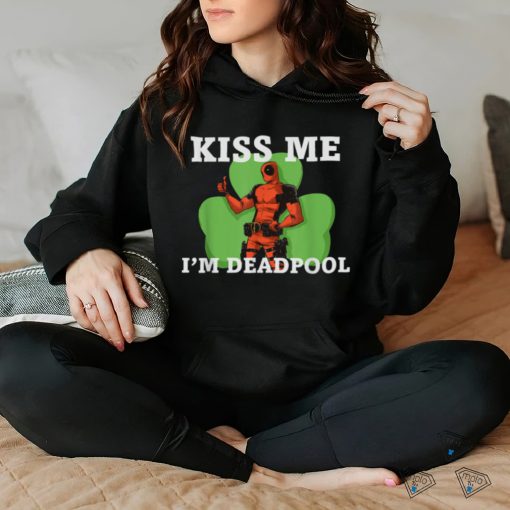 St Patrick’s Day T Shirt Kiss Me I’m Deadpool Shamrock shirt