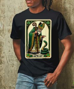 St Patricks Day Tarot Card Go’n Git Funny St Patrick T Shirt