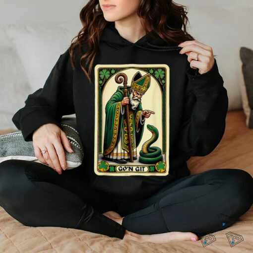St Patricks Day Tarot Card Go’n Git Funny St Patrick T Shirt
