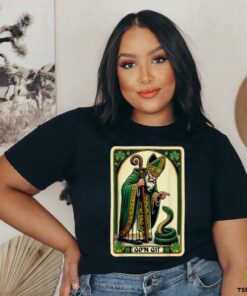 St Patricks Day Tarot Card Go'n Git Funny St Patrick T Shirt