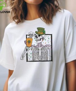 St Patricks Skeleton Shamrock  shirt