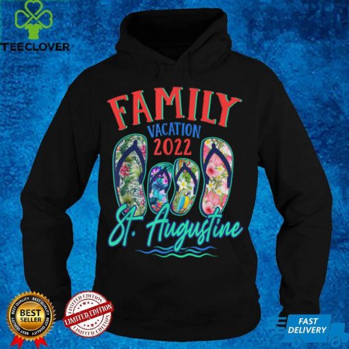 St. Augustine Florida Vacation 2022 Flip Flops Family Group T Shirt