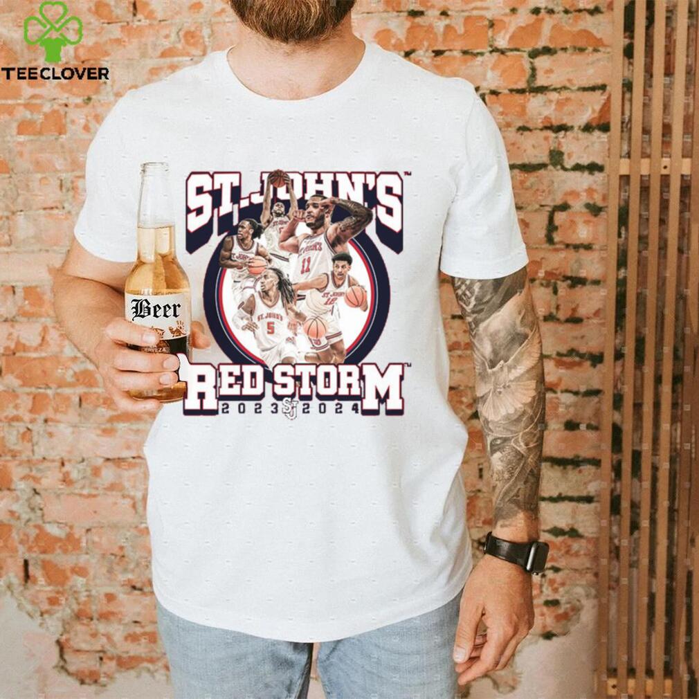 St. Johns NCAA Men’s Basketball Official 2023 2024 Post Season T Shirt St. Johns NCAA Men’s Basketball Official 2023 2024 Post Season T Shirt