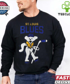St. Louis Blues Grateful Dead Night Celebrating Dancing Bears 2024 Hockey Shirt