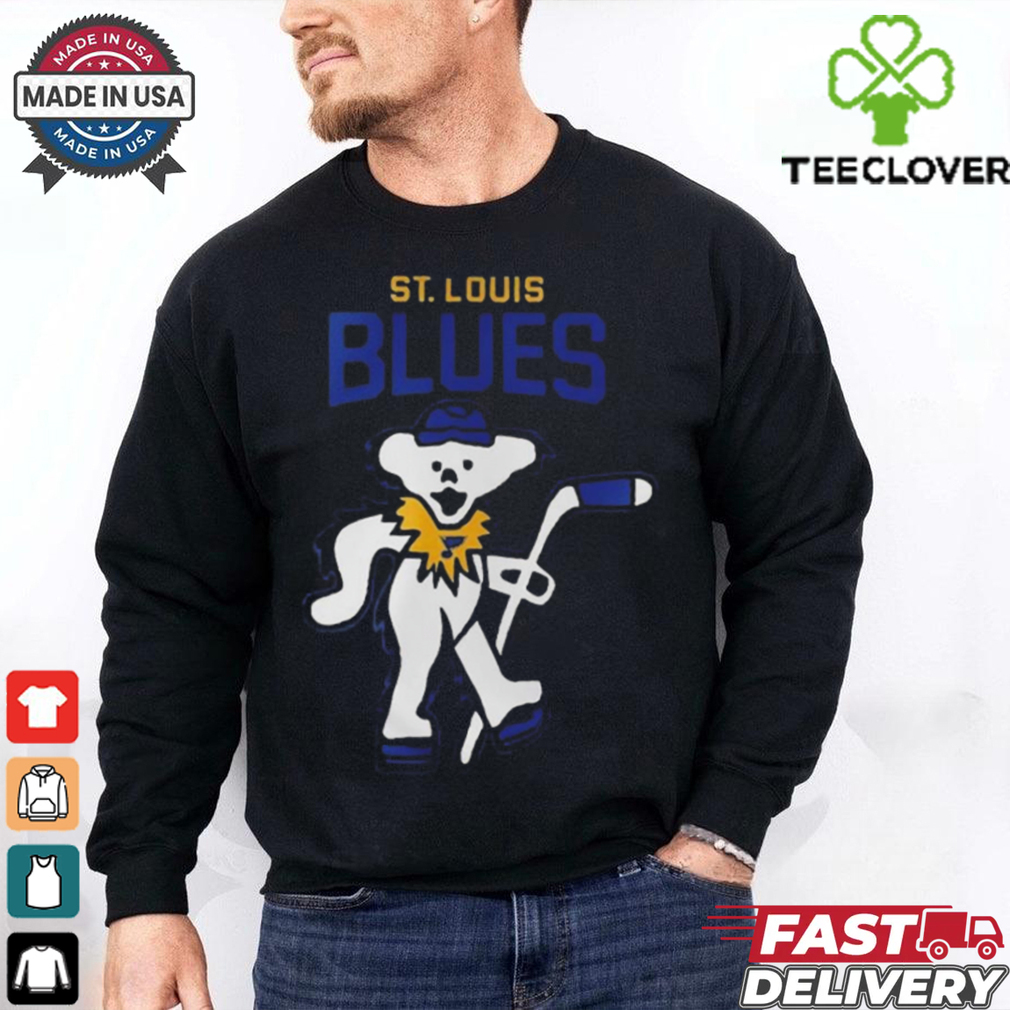 St. Louis Blues Grateful Dead Night Celebrating Dancing Bears 2024 Hockey Shirt St. Louis Blues Grateful Dead Night Celebrating Dancing Bears 2024 Hockey Shirt