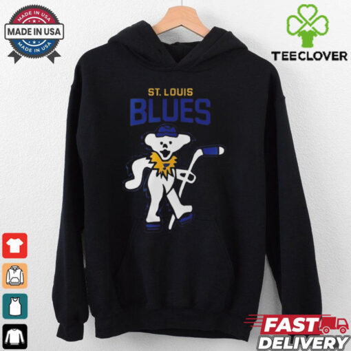 St. Louis Blues Grateful Dead Night Celebrating Dancing Bears 2024 Hockey Shirt