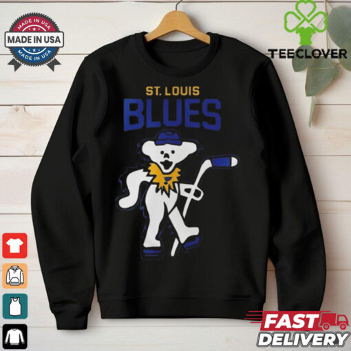 St. Louis Blues Grateful Dead Night Celebrating Dancing Bears 2024 Hockey Shirt