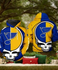 St. Louis Blues NHL Grateful Dead 3D Printed Hoodie