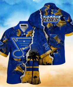 St. Louis Blues NHL Hawaiian Shirt Custom Tan Lines Aloha Shirt