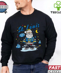 St. Louis Blues Santa Claus Christmas 2024 shirt
