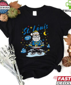 St. Louis Blues Santa Claus Christmas 2024 shirt