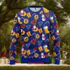 Custom Name And Number EPL Everton Grinch Ugly Christmas Sweater All Over Print Trending Sweater For Fan