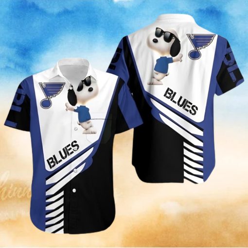 St. Louis Blues Snoopy Charlie Brown Custom Hawaiian Shirt
