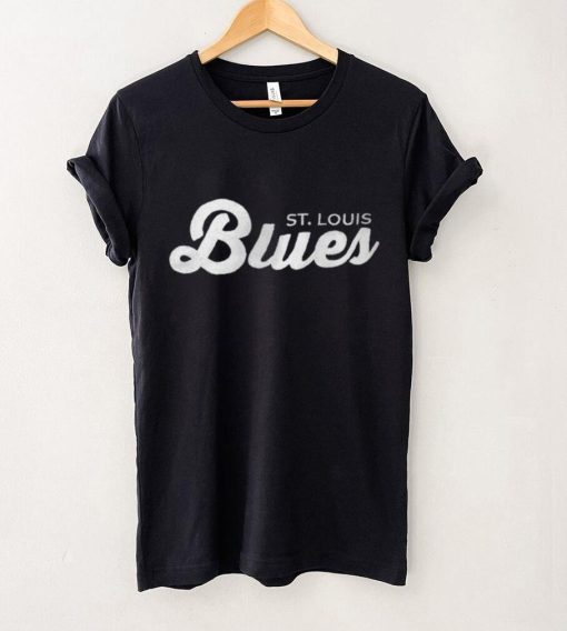 St. Louis Blues Starter x NHL Black Ice Black Cross Check Shirt