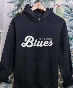 St. Louis Blues Starter x NHL Black Ice Black Cross Check Shirt