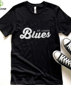 St. Louis Blues Starter x NHL Black Ice Black Cross Check Shirt