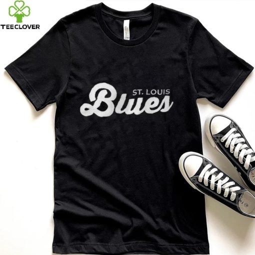 St. Louis Blues Starter x NHL Black Ice Black Cross Check Shirt