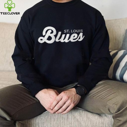 St. Louis Blues Starter x NHL Black Ice Black Cross Check Shirt